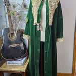 1970s Velvet Duster | Victorian Revival Romance