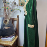 1970s Velvet Duster | Victorian Revival Romance