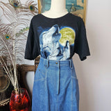 Vintage Wolf Moon Tee – Size L