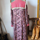 Vintage 70s Prairie Dress by Columbo – Size 10
