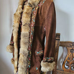 vintage shearling coat