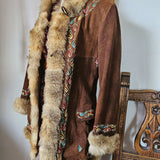 vintage shearling coat