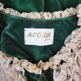 1970s Velvet Duster | Victorian Revival Romance