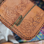 Vintage Hand-Tooled Leather Shoulder Bag