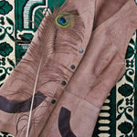 Vintage Two-Tone Suede Vest – Western Folk Classic