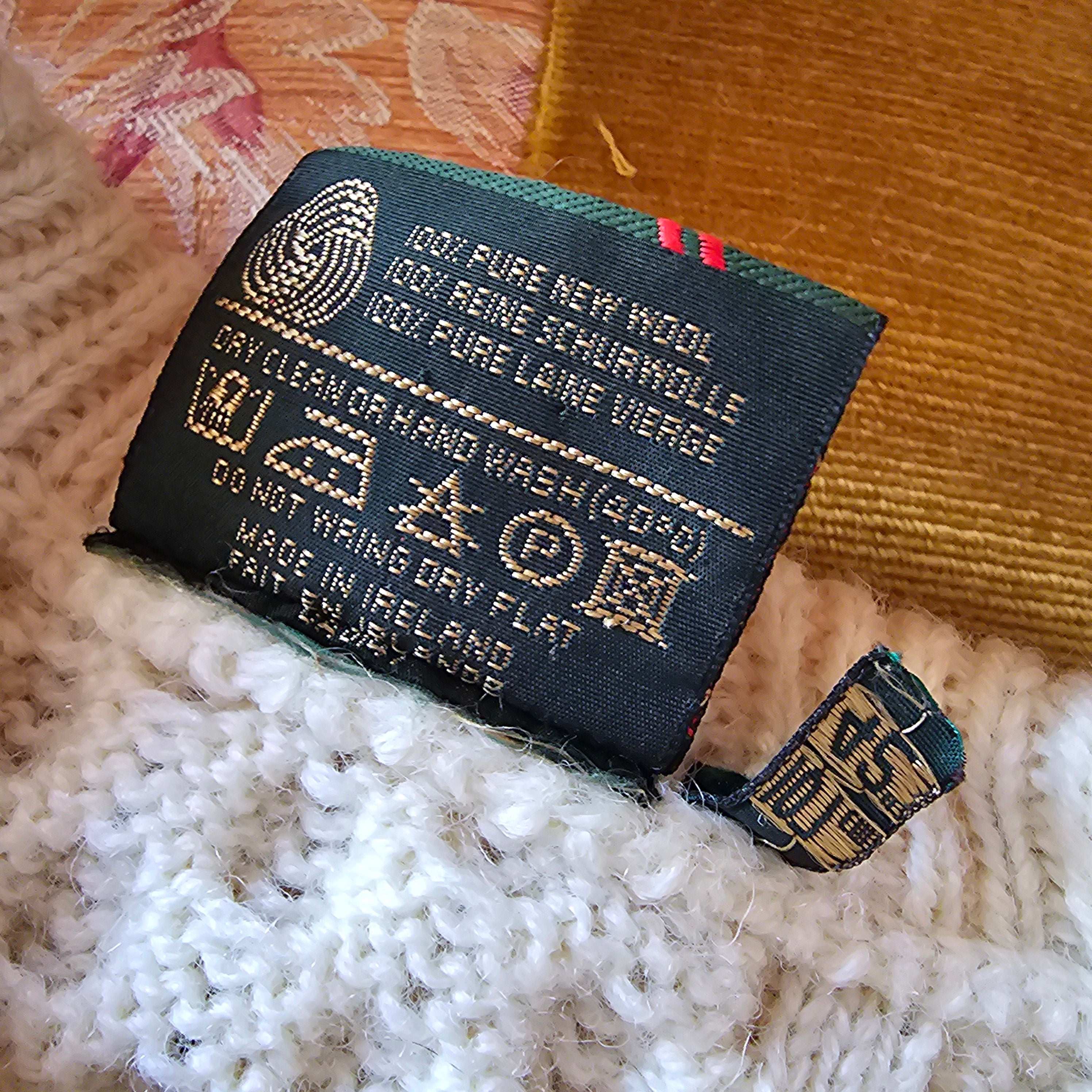 Vintage Gaeltarra G Ireland Aran Knit Jumper – Size 42