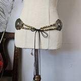 Antique Silver Concho & Wooden Bead Belt – From my own Personal Collection