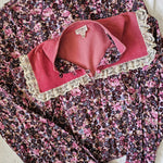 pretty floral vintage cotton dress