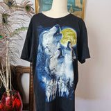Vintage Wolf Moon Tee – Size L