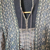 Vintage Indian Cotton Bohemian Maxi Dress 12