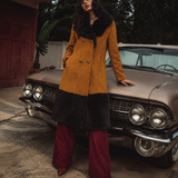 Stephen Dattner London / Melbourne Vintage Suede & Fur Coat — Size XS/S