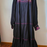 Chasing Unicorns “Four Strong Winds” Embroidered Maxi Dress | Size Large