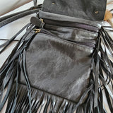 Boho Western Leather Fringe shoulder & belt Bag