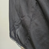 Vintage Norman Hartnell Black Slip – Size 12