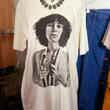 Patti Smith Vintage-Inspired Graphic Tee – White – Lectro Size L