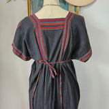 Vintage Mexican Embroidered Dress S/M
