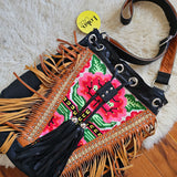 Lokoa Lads Embroidered Fringe Bucket Bag – BNWT