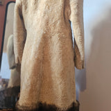 Vintage 70s Shearling Sheepskin Coat | Fits Size 10/12