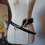 HUSSY Genuine Leather Snake Belt