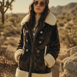 Vintage 70s Faux Fur Penny Lane Coat XXS