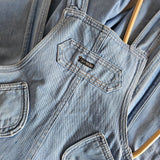 Vintage 70s Sam Young Denim Pinafore Overalls s/xs