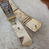 Vintage Gold Panther Link Belt 3 sizes