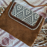 Mysa Designs Cowhide Fringe Bag – Handmade in India