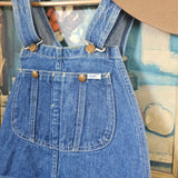 vintage lee denim overalls – classic mid wash – size 30 (best fit au 8–10)