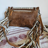 Mysa Designs Cowhide Fringe Bag – Handmade in India