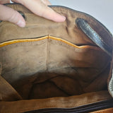 Vintage Patchwork Suede Backpack