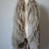 Lilya Mongolian Fur Vest S (versatile fit)