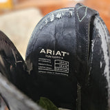Ariat Black Leather Western Cowboy Boots – Size US 8.5B