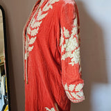 Chasing Unicorns Velvet Mini Dress — Ember Red XS rrp $690