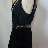 The Lair Western Motif Leather Belt – Size L