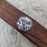 Vintage Gulf n’ Western Leather Belt size 42 unisex