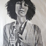 Patti Smith Vintage-Inspired Graphic Tee – White – Lectro Size L