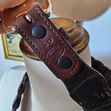 Nocona Braided Leather Belt with Removable Buckle
