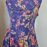 Urban Noir Floral Maxi Dress