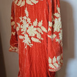 Chasing Unicorns Velvet Mini Dress — Ember Red XS rrp $690