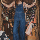 Rare Vintage Faberge Denim Overalls – Size 11 (Best Fit 8-10)