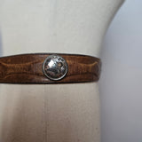 Vintage Gulf n’ Western Leather Belt size 42 unisex
