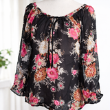 Spell & The Gypsy Jagger Blouse – Floral Boho Top – Size Small