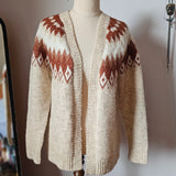 ASPEN Nordic Knit Cardigan – XS