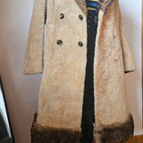 Vintage 70s Shearling Sheepskin Coat | Fits Size 10/12
