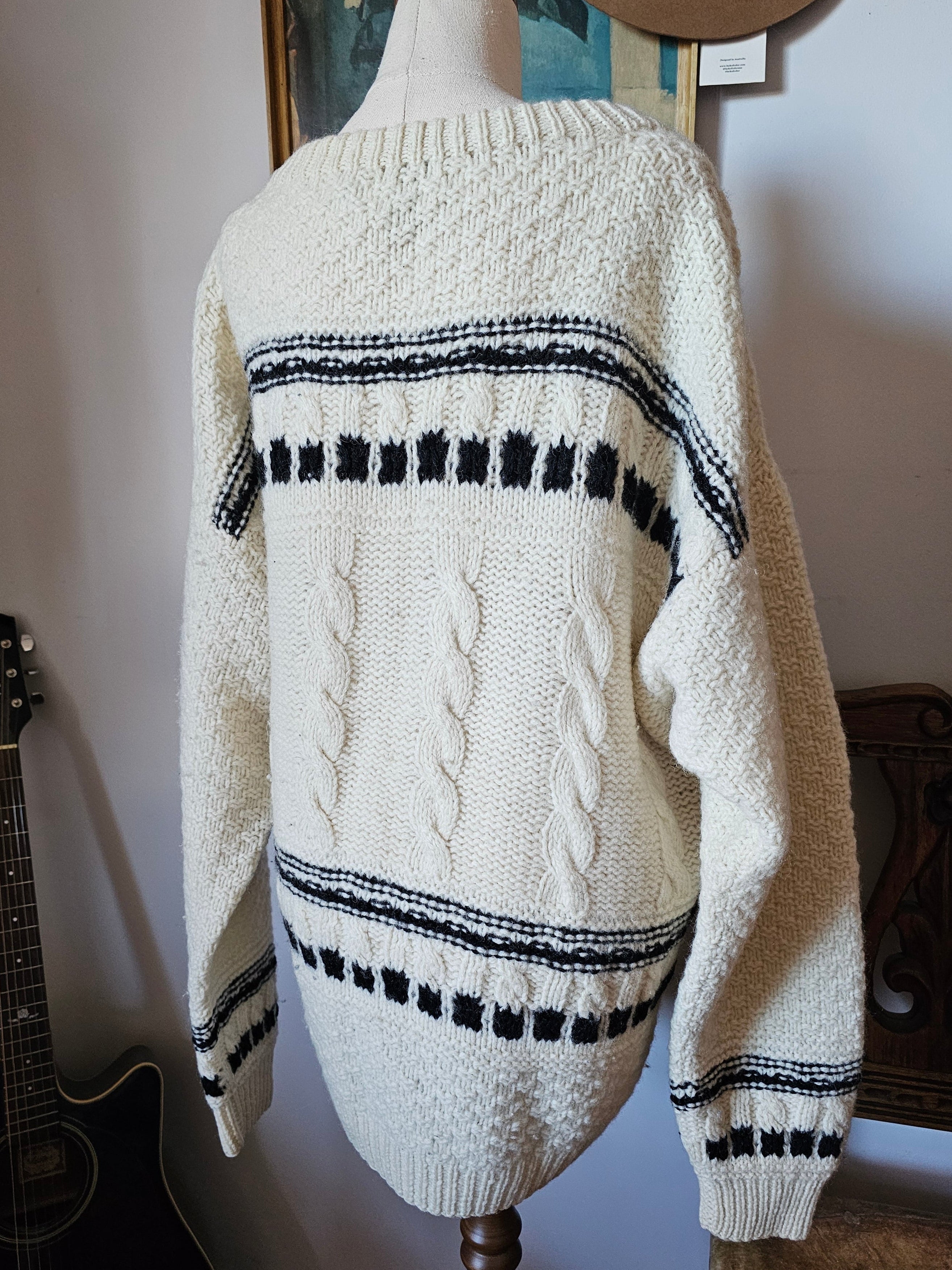 cable knit jumper