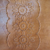 Vintage 70s Tooled Leather Crossbody Bag – Floral Western Folk Style