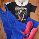 Rollas Electric blue overalls size 14