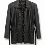 VINTAGE SIRICCO BUTTERY SOFT LEATHER JACKET — SIZE S