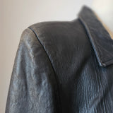 VINTAGE SIRICCO BUTTERY SOFT LEATHER JACKET — SIZE S