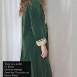 1970s Velvet Duster | Victorian Revival Romance